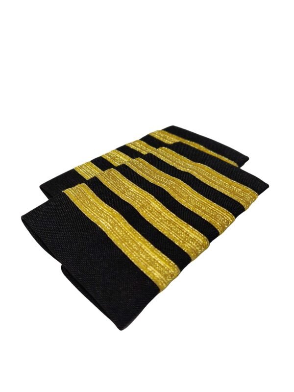 4 Stripe Gold Epaulet - NR-47